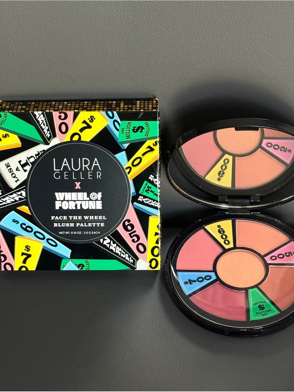 Limited Edition Laura Geller Wheel of Fortune Face the Wheel Blush Palette